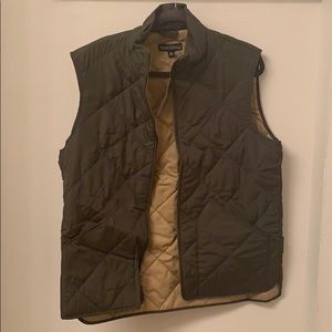 J.Crew Men’s Army Green Vest. Size M. NWT